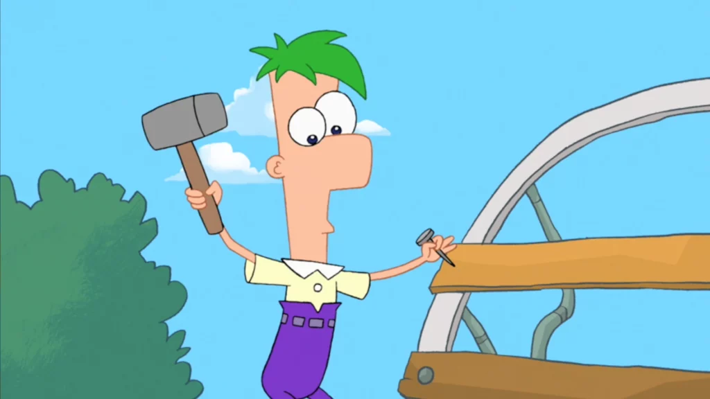 Characters Beginning With F - Ferb (Phineas and Ferb)