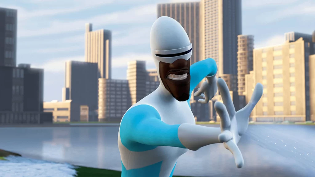 Characters Beginning With F - Frozone (The Incredibles)