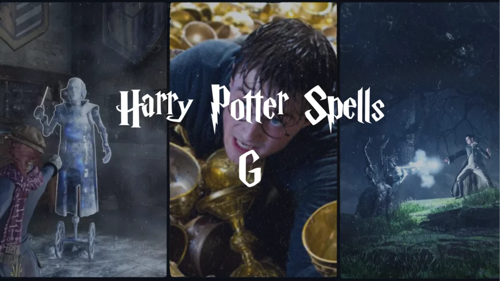 Harry Potter Spells - G