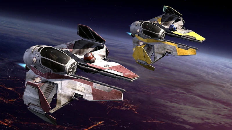 Delta-7 & Eta-2 Jedi Starfighters - Best Star Wars Spaceships